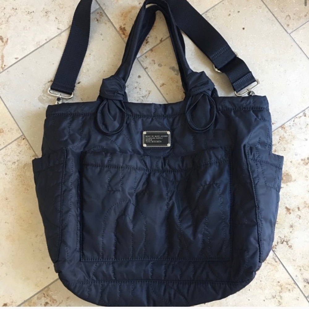 Marc Jacobs quilted diaper bag